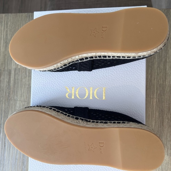 NEVER WORN Dior Caro Espadrilles. Size 37.5. Have original box and dust bags. - Picture 6 of 9
